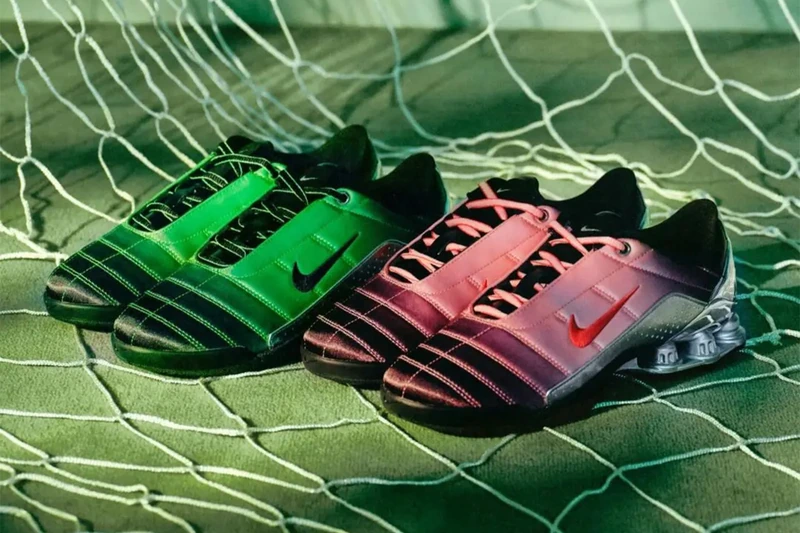 Forget-me-nots × Nike T90 Shox Magia：サッカーのDNAを宿す、鮮烈グラデーションのShoxモデルが降臨！