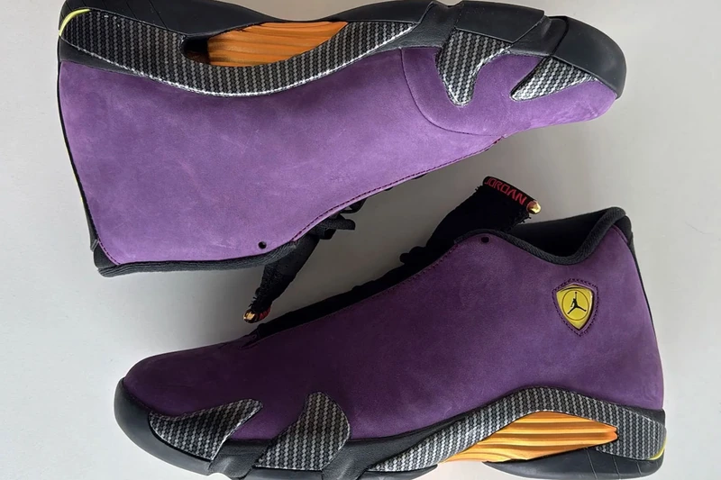 パープルに輝く跳ね馬!Nigel Sylvesterが明かしたAir Jordan 14 "Purple Ferrari" WNBA PE