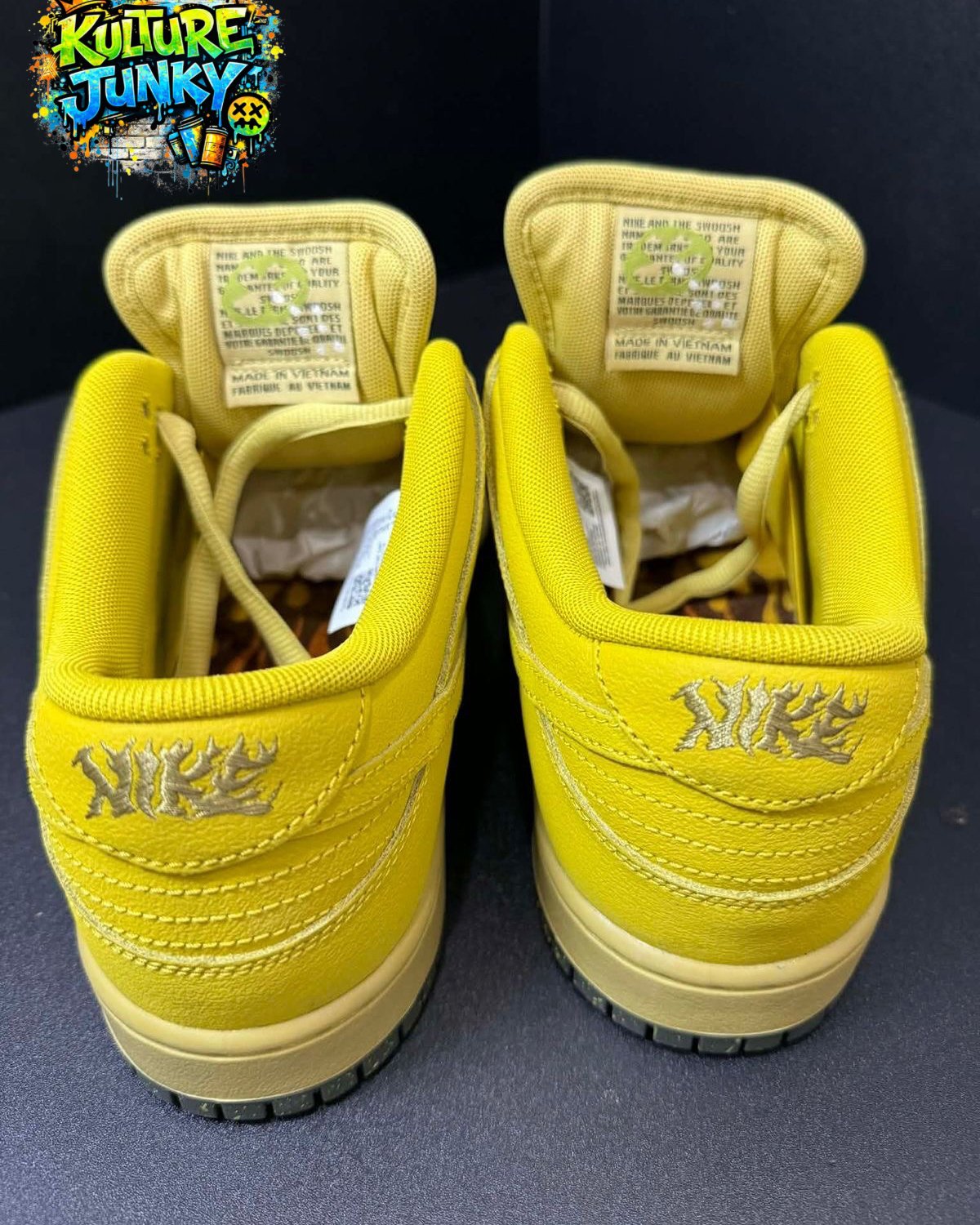 炎のグラフィックが2000年代の熱狂を呼び覚ます！Nike SB Dunk Low “Saffron Quartz”が2026年登場