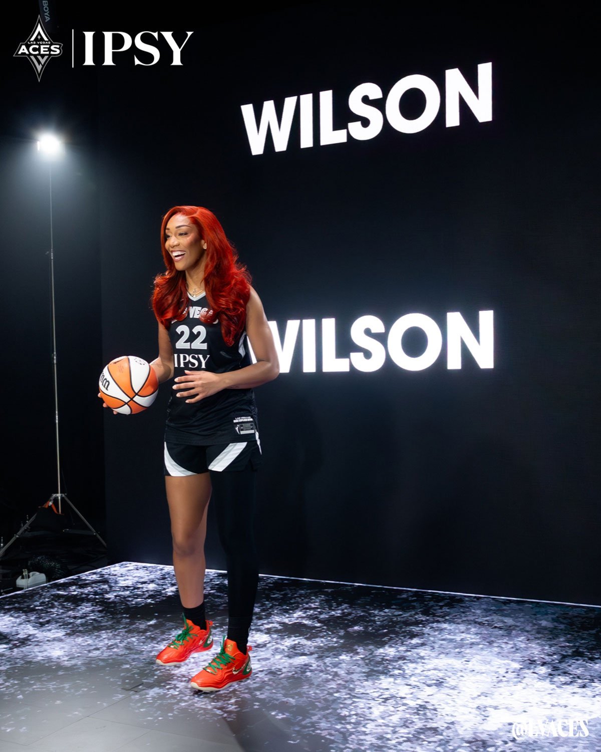 WNBA女王エイジャ・ウィルソンのシグネチャー「Nike A’Two」に情熱のレッドが咲き誇る！