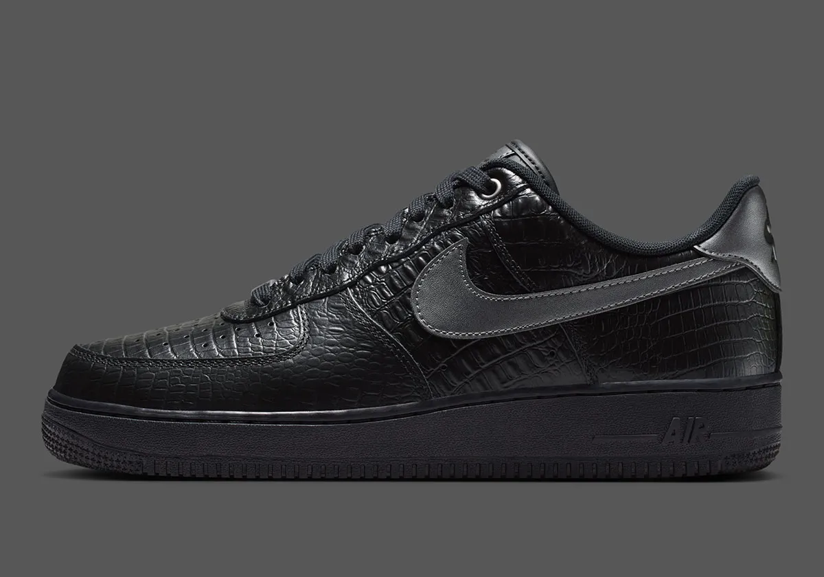 定番AF1が高級感を纏う！『Nike Air Force 1 Low “Black Croc”』が間もなく登場