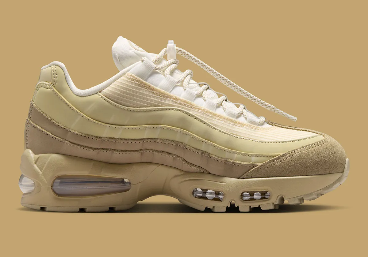 Air Max 95に新風！リップストップとプルレースが織りなす「デザートカーキ」の魅力