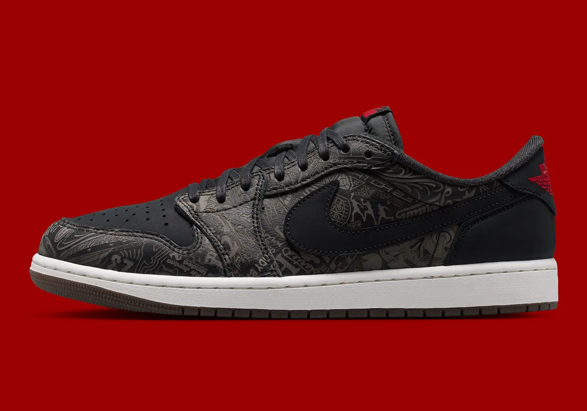 芸術的刻印が宿る一足。Air Jordan 1 Low OGに伝説の「レーザー」パターンが降臨