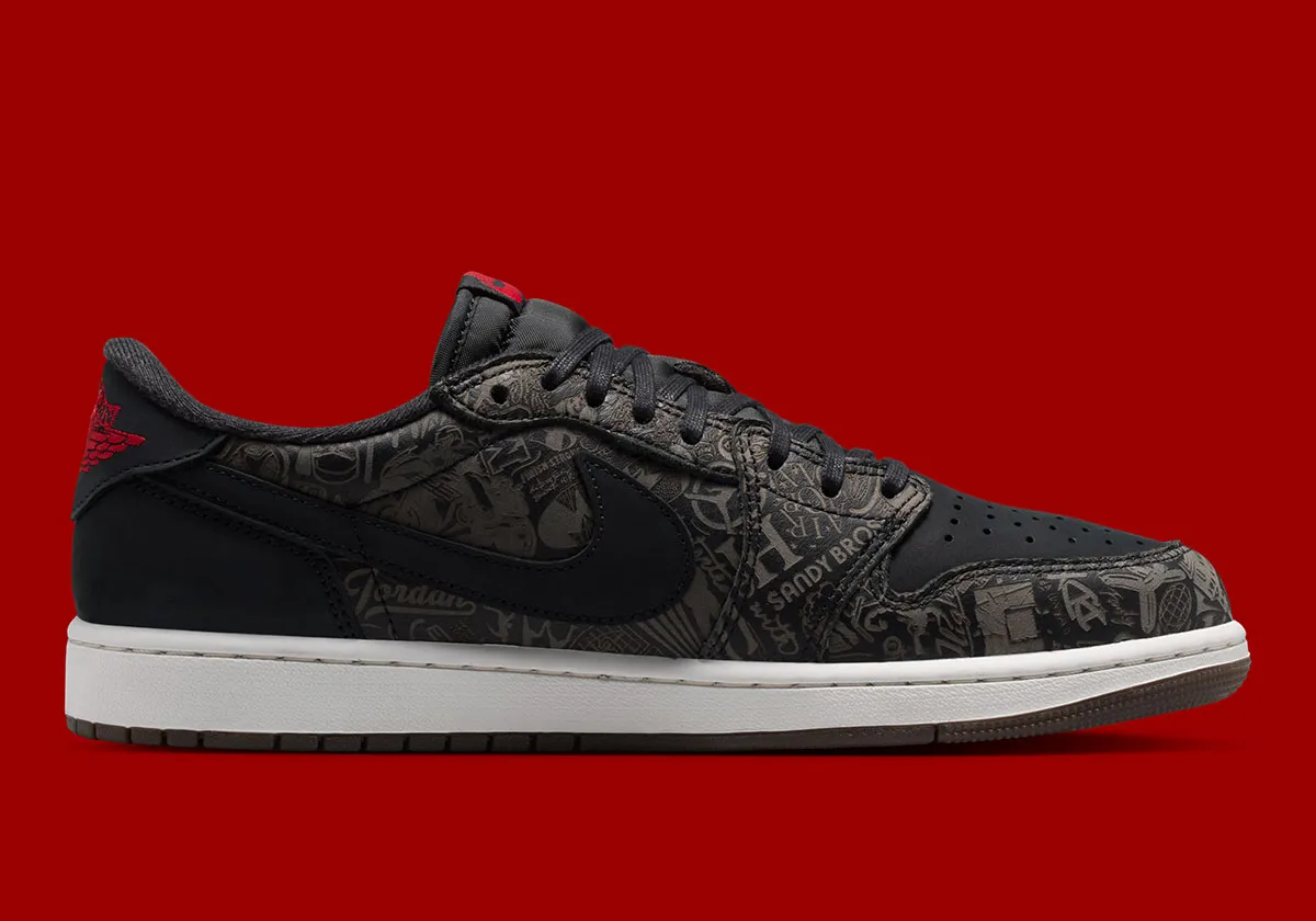 芸術的刻印が宿る一足。Air Jordan 1 Low OGに伝説の「レーザー」パターンが降臨