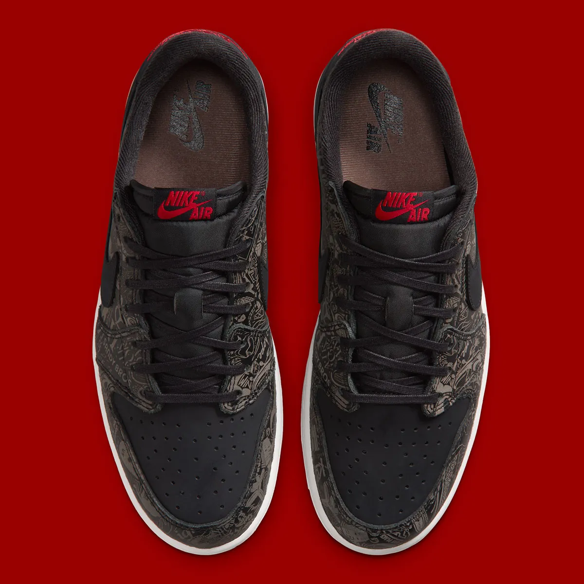 芸術的刻印が宿る一足。Air Jordan 1 Low OGに伝説の「レーザー」パターンが降臨