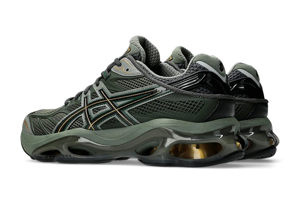 ASICSの最高峰「GEL-Kinetic 2.0」から、秋の装いに馴染む深みのあるオリーブグリーンが登場