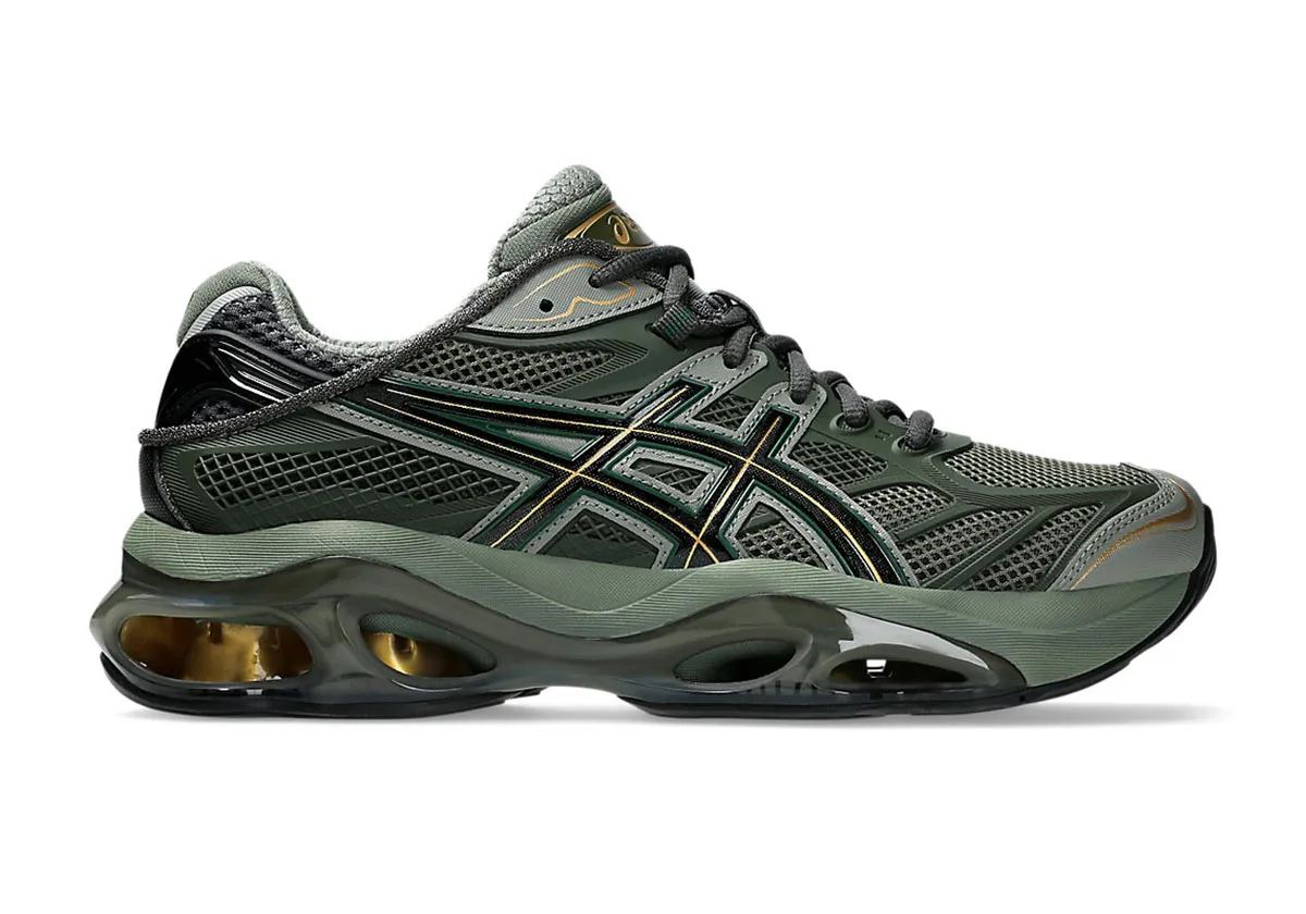 ASICSの最高峰「GEL-Kinetic 2.0」から、秋の装いに馴染む深みのあるオリーブグリーンが登場