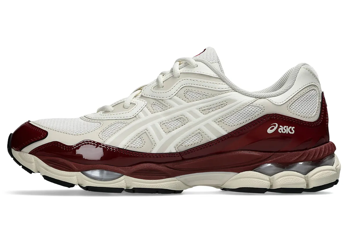 艶めく赤の衝撃。ASICS GEL-NYCに纏うパテントレザーの新たな表情